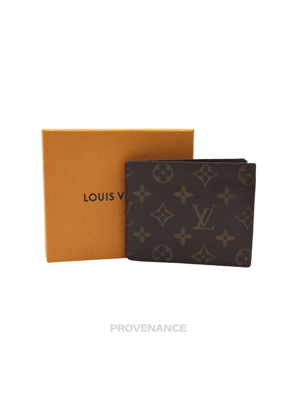 🔴 Louis Vuitton Bifold Wallet - Monogram Small "f"